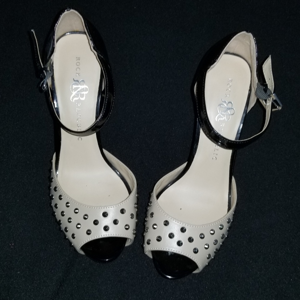 SOLD! Rock & Republic peep-toe heels - Picture 2 of 5